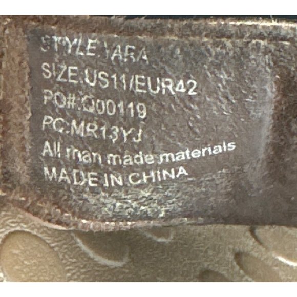 Orthaheel/Vionic Yara women's size 11 brown bronze slip on toe post sandals - Picture 6 of 6